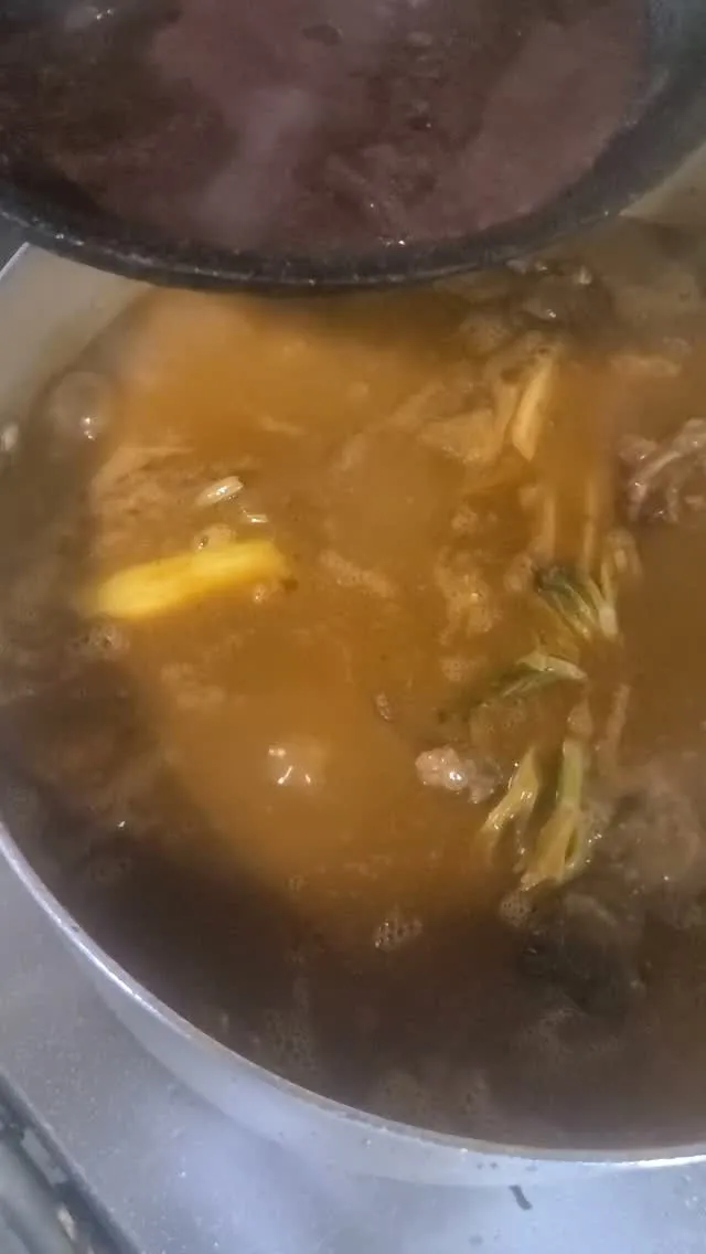 ビーフシチュー作成